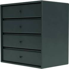 30.0 cm Kommoder Montana Furniture 4241 Black Jade Kommode 46.8x46.8cm