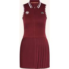 Lacoste Roland Garros Edition Sport Stretch Tennis Dress Bordeaux White