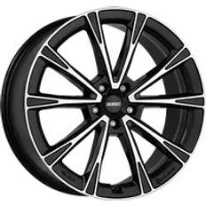 Autofelgen Dezent AR DARK schwarz glänzend frontpoliert 7.5Jx18 5x112 ET49