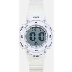 Q&Q Armbandsur Q&Q digital barnklocka vit plast, 38 mm