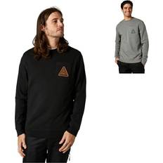 Fox XL Jumpers Fox Shinbone Crew LS Fleece - Black