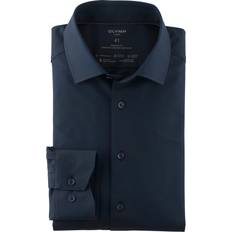 Olymp M T-Shirts Olymp Businesshemd Modern Fit Shirt - Marine