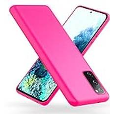 Nalia Neon Case kompatibel med Samsung Galaxy S20 FE, Slim Protective stötdämpande silikon bakstycket Ultra-Thin Mobiltelefon Protector Stötsäker Bumper Rugged huden mjuk gummi, Färg:Rosa