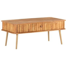 Rectangular Coffee Tables vidaXL 39.4"x19.7"x15.7" Acacia Coffee Table
