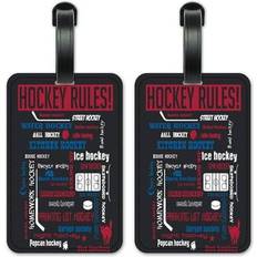 Multicoloured Travel Accessories Art Plates Rules Luggage ID Tags Cards