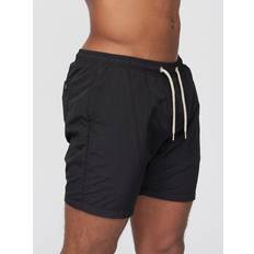 Black Swimming Trunks Duck and Cover Gathport Swim Shorts Black Black