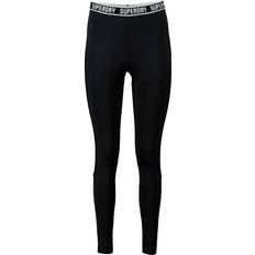 Superdry Tights Superdry Train Branded Elastic Leggings Black Woman