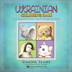 Ukrainsk Bøger Ukrainian Children's Book: Cute Animals to Color and Practice Ukrainian Simone Seams 9781619495265