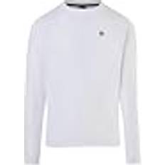 North Sails Herr Överdelar North Sails T-shirt med rund bomull långärmad vit P24, Vit