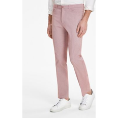 Men - Pink Pants Tommy Hilfiger Men's Modern-Fit Twill Pants Rose Twill