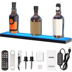 Interior Details VEVOR 6-Bottles LED Lighted Liquor Bottle Display Bar 7 Wine Rack