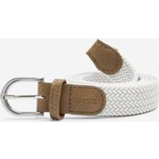 Golf - White Belts Inesis Golf Stretchy Braided Belt Icy White Ultra White