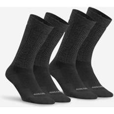 Quechua Warm Hiking Socks Sh500 Mid Pairs Black