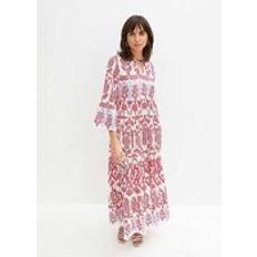 Bonprix Paisley Maxi Dress Pink Print