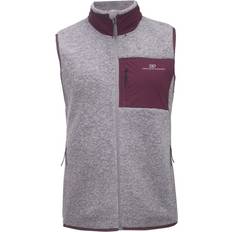 2117 of Sweden Women's Skord Pile Vest Ullväst Färg grå