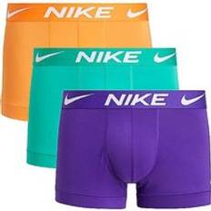 Purple Men's Underwear Nike Pack of Logo Print Waistband Boxers Purple