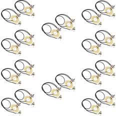 Tlily 20Pcs 50MM Guitar Pickup Piezo Transducer Prewired Amplifier with 6.35MM Output Jack for Acoustic Guitar
