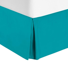 Turquoise Valance Sheets Nestl Luxury Drop Skirt Valance Sheet Turquoise