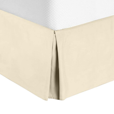 Twin Valance Sheets Nestl Luxury Drop Skirt Valance Sheet Beige