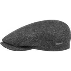 Stetson Taleco Wool Flat Cap with Linen anthracite