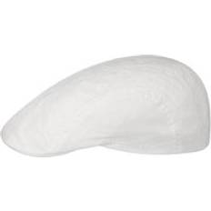 Stetson Delave Flat Cap - Vit