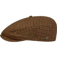 Checkered - Men Caps Brixton Brood Check Flat Cap brown