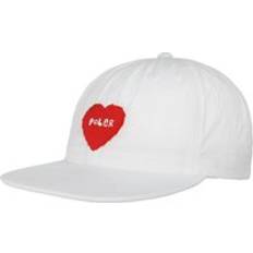 Poler Heart Soft Visor Nylon Strapback Cap white One