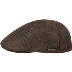 Stetson Texas Läder Gubbkeps Texas Pig Skin Brown - Chocolate