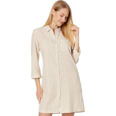 Barbour Dresses Barbour Seaglow Dress Tannin Stripe Women's Dress White