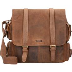 Cuir - Homme Sacs messagers Greenland Nature Greenland Nature Messenger Bag Braun Unifarben für Herren One Size