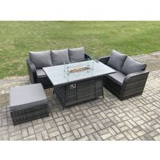 Fimous PE Wicker Outdoor Lounge Set