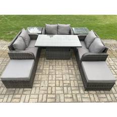 Garden & Outdoor Furniture Fimous Garden 3 Love Patio Dining Set