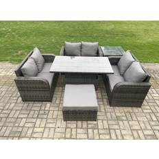 Garden & Outdoor Furniture Fimous Garden 3 Love Patio Dining Set