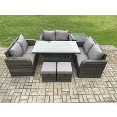 Garden & Outdoor Furniture Fimous Garden 3 Love Patio Dining Set