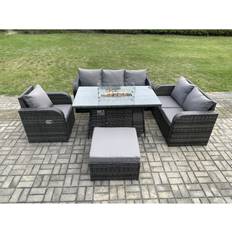 Garden & Outdoor Furniture Fimous Rattan Garden Outdoor Lounge Set