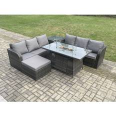 Fimous Garden Wicker Outdoor Lounge Set