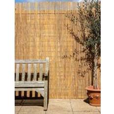 Primrose Bamboo Slat Natural Garden Fence Screening Roll X