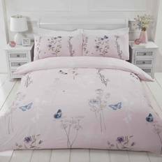 Ideal Textiles Floral Blush Duvet Cover Pink