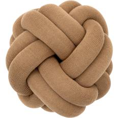 Design House Stockholm Knot Kissen 30x30x15 cm - Kamel/LxBxH Cuscino Decorativo Completo Marrone