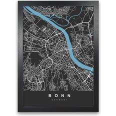 Borough Wharf Bonn Graphic Print on Framed Art