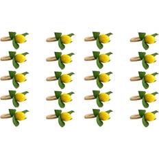 Yellow Napkin Rings Tlily 20PCS Lemon Napkin Ring