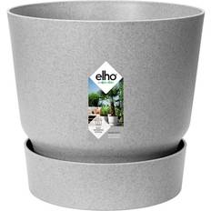 Pots, Plants & Cultivation Elho Greenville Round 14CM Concrete Flower Pot