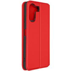 Coques de téléphone portable Avizar Etui pour Xiaomi Redmi 13C Clapet Magnétique Porte-carte Rouge