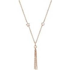 Nomination Dam Halsband Nomination Rose Gold Bella Dream Crystal Lariat Necklace Adjustable