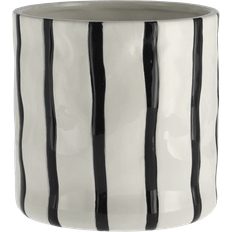 Scandi Living Thrive Blumentopf Ø16 cm Weiß-schwarz ∅16cm