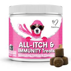 NutriPaw All-Itch Immunity Treats For Dogs Soothe Itchy Paws, Eyes