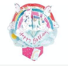 Birthday Unicorns Pop-Up Greeting Card Original Second Nature 3D Pop Up Cards