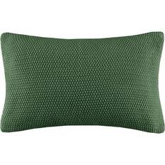 Acrylic Cushion Covers Ink+ivy Carson Carrington Jekabpils Knit Oblong Pillow Cushion Cover Green