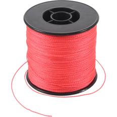 Red Fishing Lines Tlily 500M 100LB 0.5mm Super Strong Braided Fishing Line PE 4 Strands Color:Red