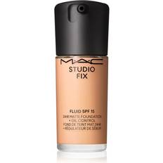 MAC MAC Cosmetics Studio Fix Fluid SPF 15 24HR Matte Foundation Oil Control Matterende foundation SPF 15 Skygge NW20 30 ml